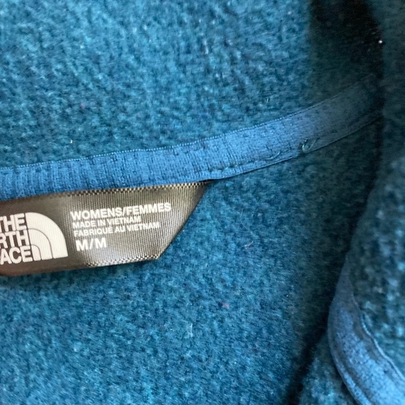 EUC Women’s Ocean Blue North Face Full Zip Jacket Size M - Picture 5 of 13